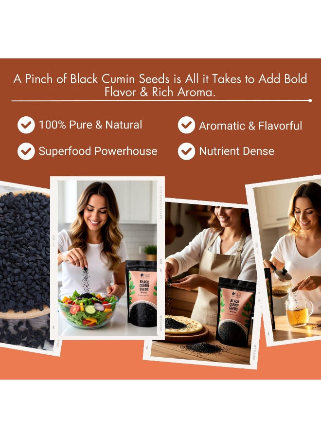 Bliss of Earth Black Cumin Seeds 100g | Kalonji Nigella Sativa Whole Seeds | Premium Natural Spice | Fresh Aromatic Cooking Ingredient | Indian & Middle Eastern Seasoning | Raw Clean Seeds for Baking, Pickles & Daily Use - Image 5